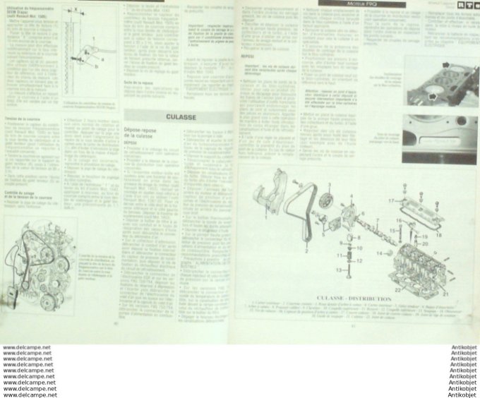 Revue Technique Automobile Renault Laguna II 01/2001  #653