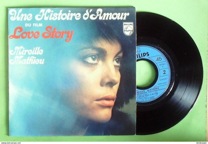 Love Story Film 45T SP Une Histoire d'amour 1971