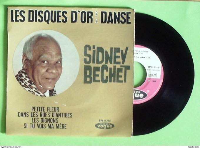 Bechet Sidney 45T EP Dans les rues d'Antibes 1955