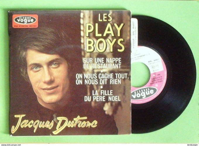 Dutronc Jacques 45T EP Les play boys 2 (languette) 1966