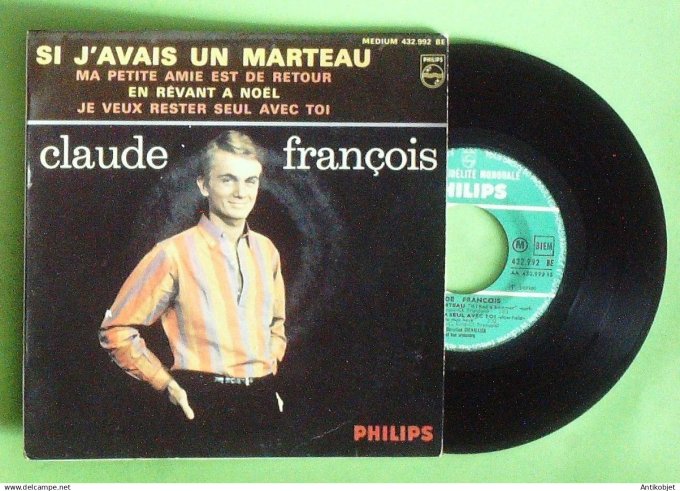 François Claude 45T EP Si j'avais un marteau 1965