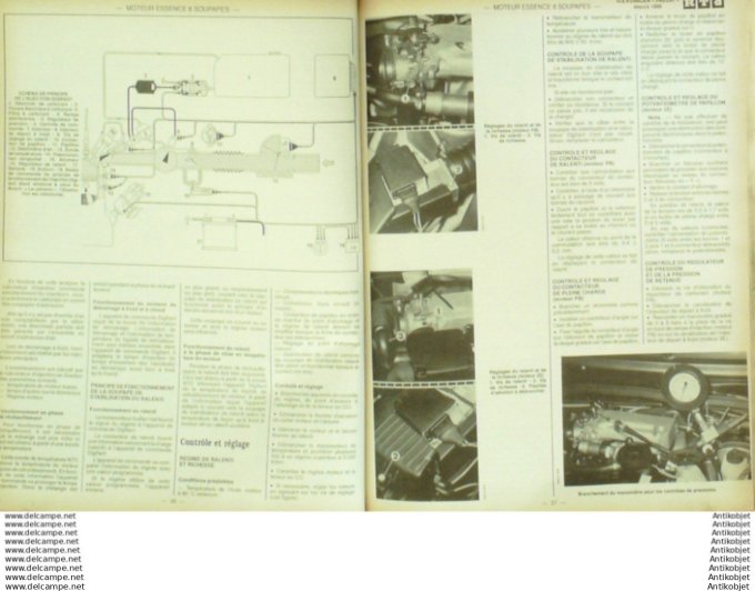 Revue Technique Automobile Volkswagen Passat Peugeot 405 & 605  #524