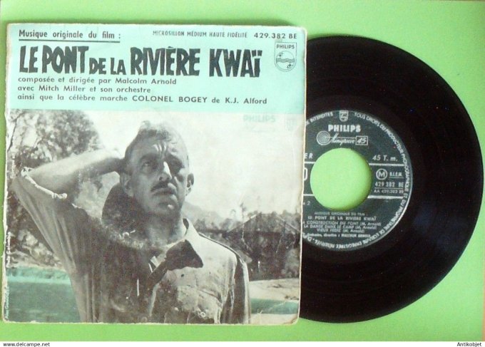 Le Pont de la Rivière Kwaï Film 45T EP Mitch Miller 1957