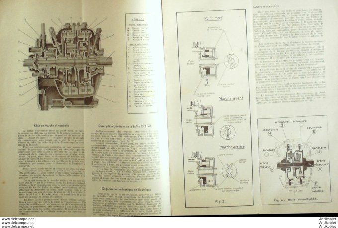 Revue Technique Automobile Boîte Cotal GMC 2T5 6x6 Outelec Scintilla pompes 16#1947