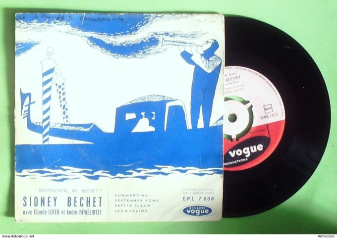 Bechet Sidney 45T EP Summertime 1955