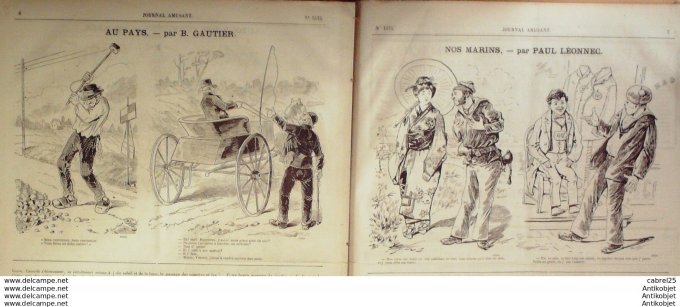 Le Journal Amusant 1886 n°1575 Fantasia Grevin Eden Viviane Henriot Comedie Scapin Richepin Mars