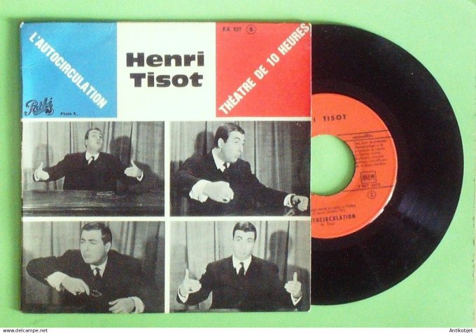 Tisot Henri 45T EP L'Autocirculation (languette) 1961