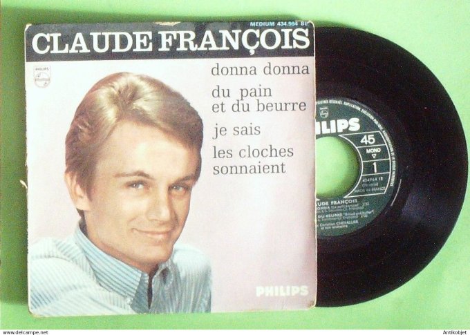 François Claude 45T EP Donna donna 1964