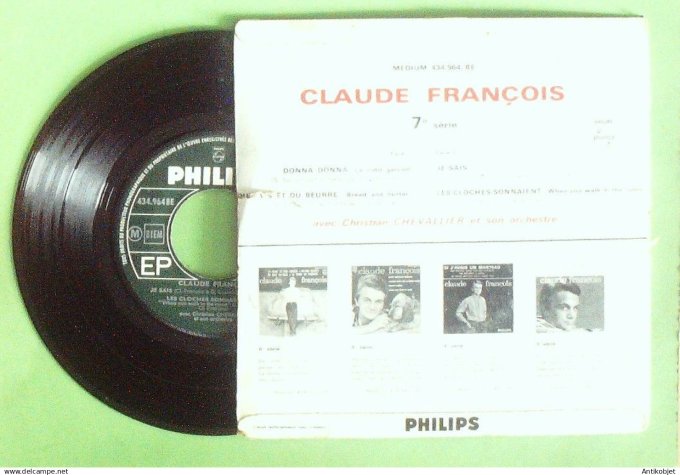 François Claude 45T EP Donna donna 1964