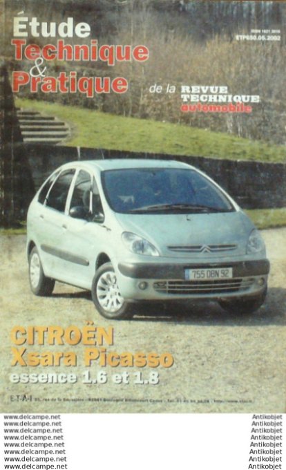 Revue Technique Automobile Citroën Xsara Picasso étude #650