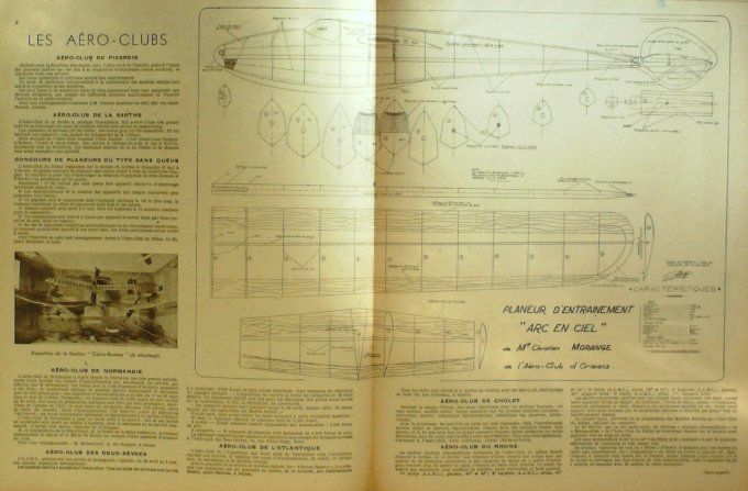 Le Modèle Réduit d'Avion 1945 # 77 Modèles à fusée plan du Bell P63 Kingcobra Hélicoptères Réaction 