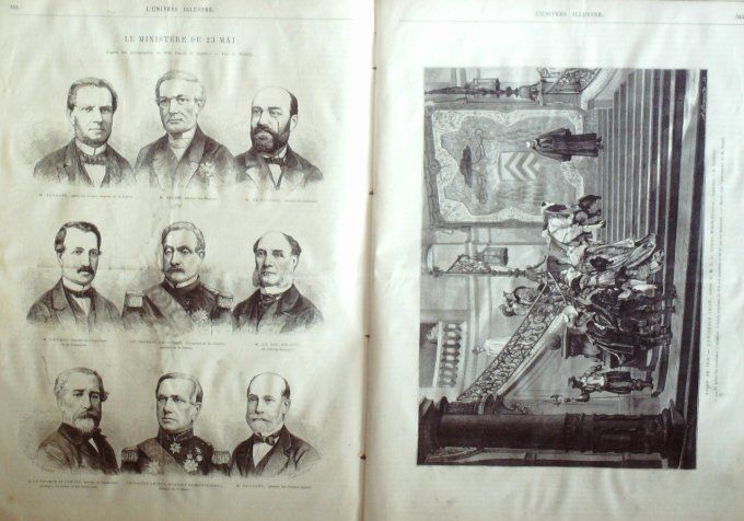 L'Univers illustré 1874 #1001 Ministère Windsor Empereur Russe à Plessingue Félix