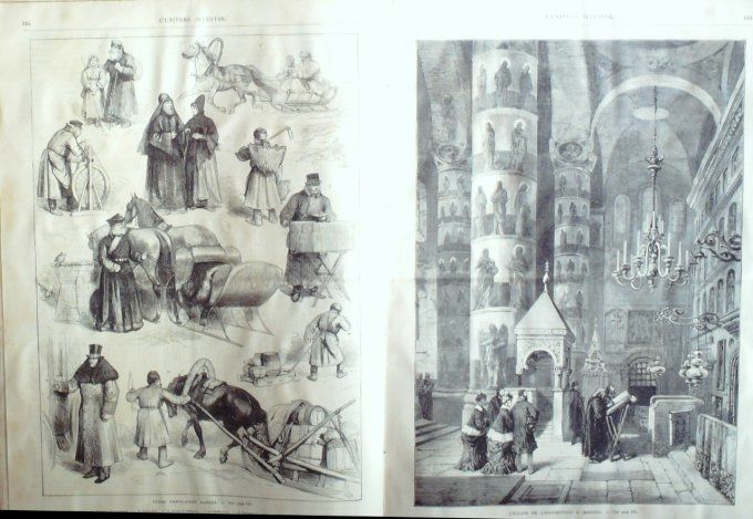 L'Univers illustré 1874 #1007 Belfort (90) Peà±a De Muro Concha Atocha Gérome Gladiateurs Russie Mos