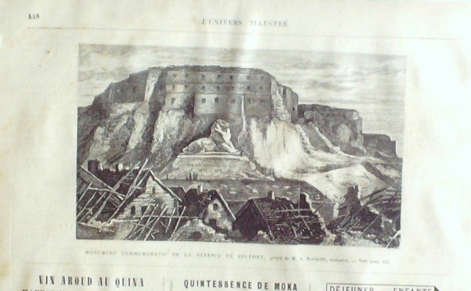 L'Univers illustré 1874 #1007 Belfort (90) Peà±a De Muro Concha Atocha Gérome Gladiateurs Russie Mos