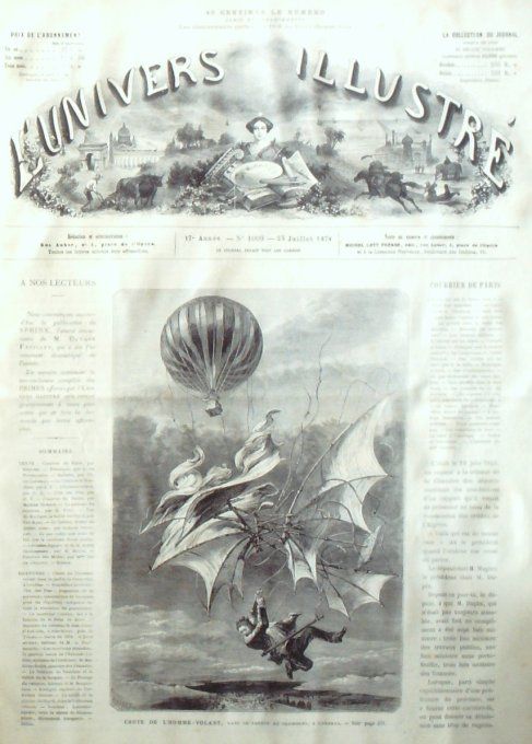 L'Univers illustré 1874 #1009 Londres Cremorne àŽle Des Pins Fontaine De Vaucluse Sorgue (84) Kachga