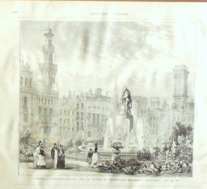 L'Univers illustré 1874 #1009 Londres Cremorne àŽle Des Pins Fontaine De Vaucluse Sorgue (84) Kachga