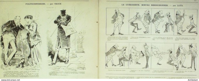 La Caricature 1883 n°192 Cavelerie sur SuippesèLes-Bains Draner Prudhommania Caran d'Ache Tinant Sor