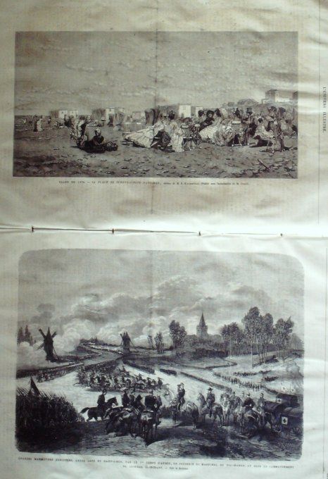 L'Univers illustré 1874 #1018 Maroc Tanger Pays-Bas Scheveningue Paul baudry