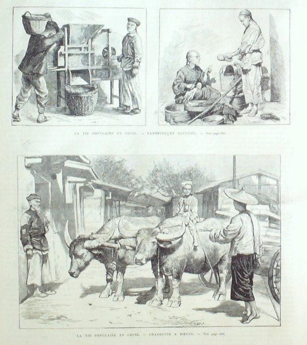 L'Univers illustré 1874 #1023  Suisse Unterseen Cidre Normandie Chine Rambouillet Interlaken Uniform