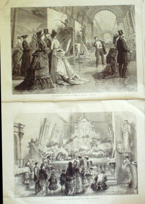 L'Univers illustré 1874 #1031 Espagne Logrono Estella Yrache Don Carlos 