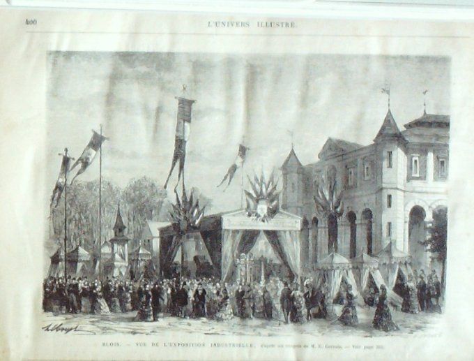 L'Univers illustré 1875 #1056 Montmartre Londres Opéra Ceylan île Italie Ferrare Pavie