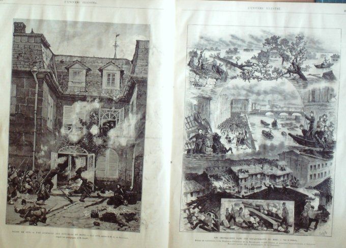 L'Univers illustré 1875 #1058 Toulouse (31) Metz (57) Italie Ferrare Savonarole