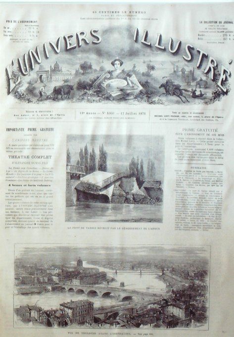 L'Univers illustré 1875 #1060 Toulouse (31) Brigands Siciliens