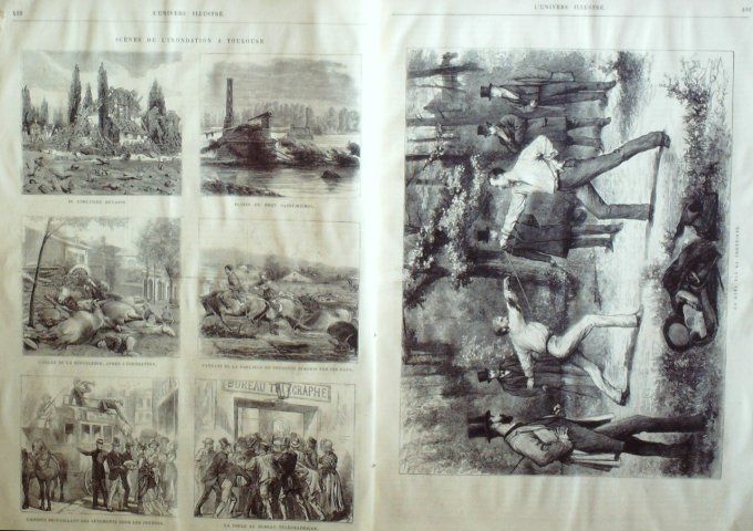 L'Univers illustré 1875 #1060 Toulouse (31) Brigands Siciliens