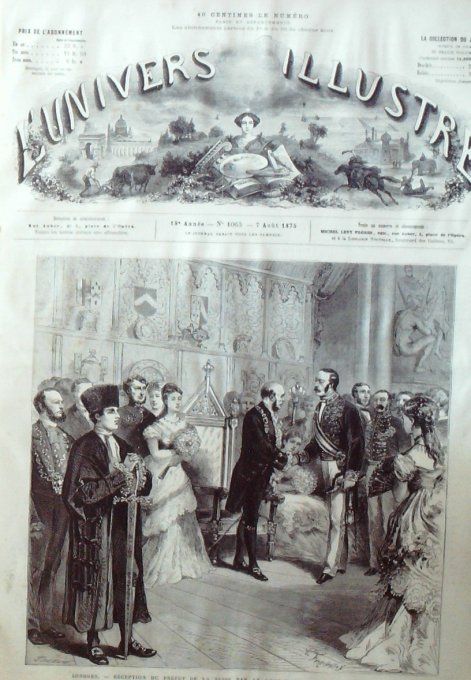 L'Univers illustré 1875 #1063 Sassetot Fécamp (76) Lombardie Monza Lecco   