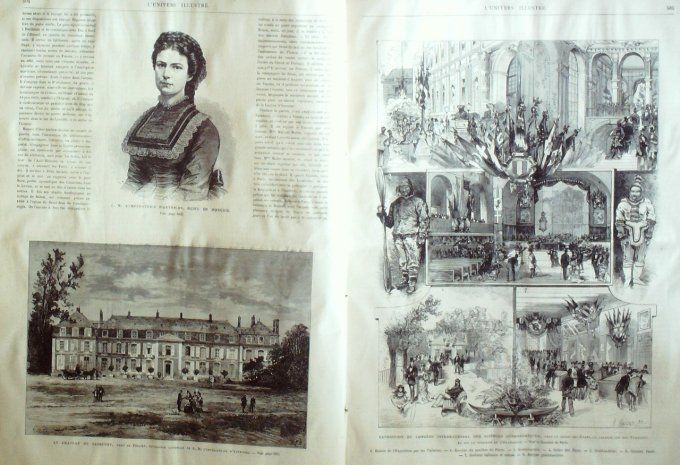 L'Univers illustré 1875 #1063 Sassetot Fécamp (76) Lombardie Monza Lecco   