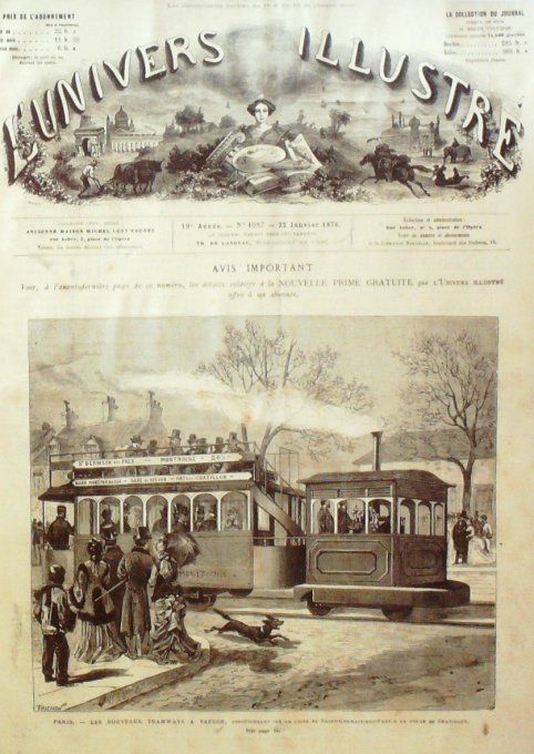 L'Univers illustré 1876 #1087 Monténégro Tunnel sous la Manche Ceylan île fête     