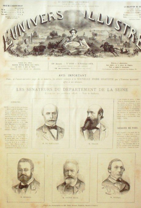 L'Univers illustré 1876 #1089 Inde Bénarès Frédérick-Lemaitre Dunkerque (62) îles Fidji Viti-Levou