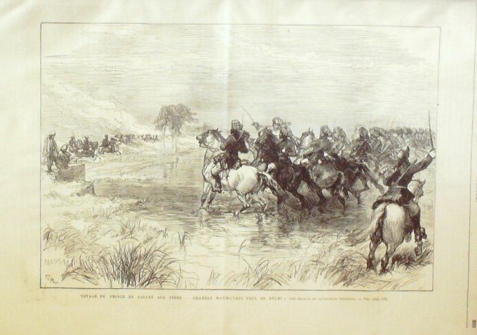 L'Univers illustré 1876 #1098 Inde Delhi Princes Jeanne'D'Arc Tibet Himalaya   