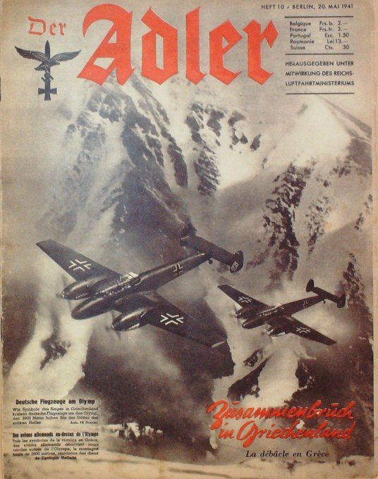 Revue Der Adler Ww2 1941 # 10