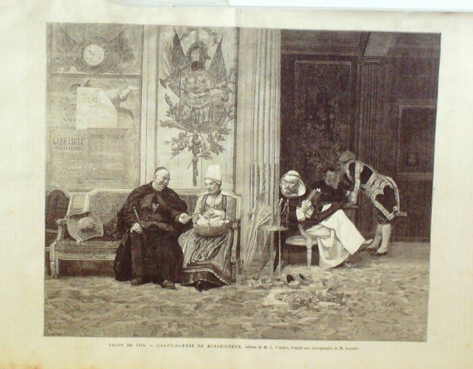 L'Univers illustré 1876 #1102 Egypte île Piloe Kantara Rouen (76) Naples Maionnettes Cynofère 