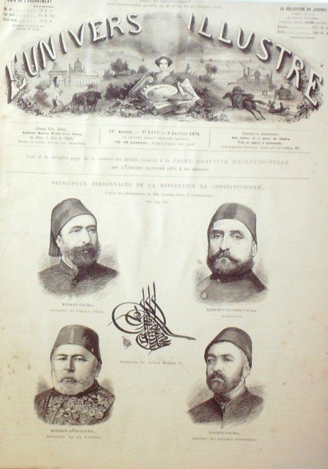 L'Univers illustré 1876 #1111 Boulogne (62) Grèce Salonique Serbie Turquie