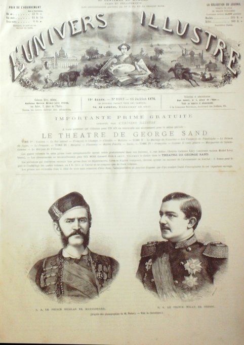 L'Univers illustré 1876 #1112    