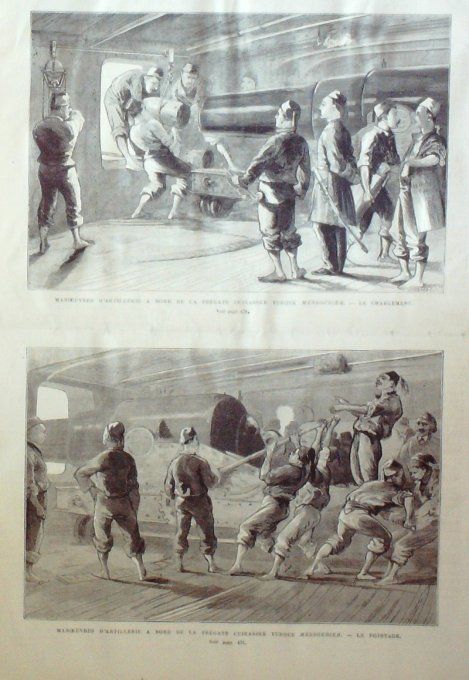 L'Univers illustré 1876 #1113 Philadelphie Turquie Messoudieh Reine de Belgique