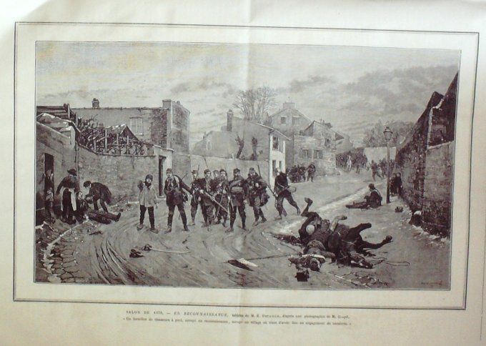 L'Univers illustré 1876 #1114 Serbie Belgrade Cettig,e Suisse Lausanne Calais Sargatte (62) Croissy 