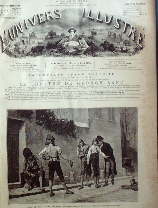 L'Univers illustré 1876 #1115 Serbie Trouville (14) Philadelphie 