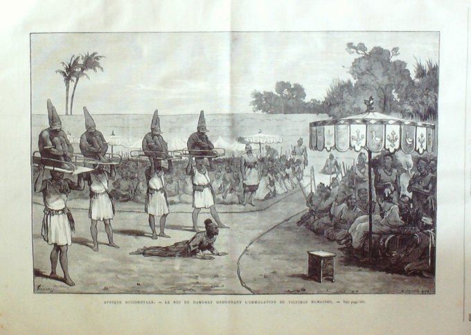 L'Univers illustré 1876 #1120 Turquie Abd-Ul-Hamid II Serbie Nathalie Bulgarie Sophia Dahomey 