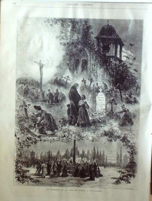 L'Univers illustré 1876 #1128 Turquie Abd-Ul-Hamid sultan Usa Maryland 