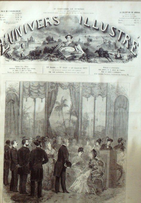 L'Univers illustré 1877 #1140 Portugal Madère Bulgarir Philippopoli Bachi-Bouzouks Madrid Obsèques