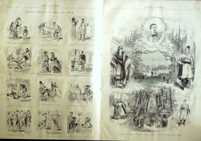 L'Univers illustré 1877 #1142 Congo Niangwe Kassongo Dahomey Whidar Londres carnaval