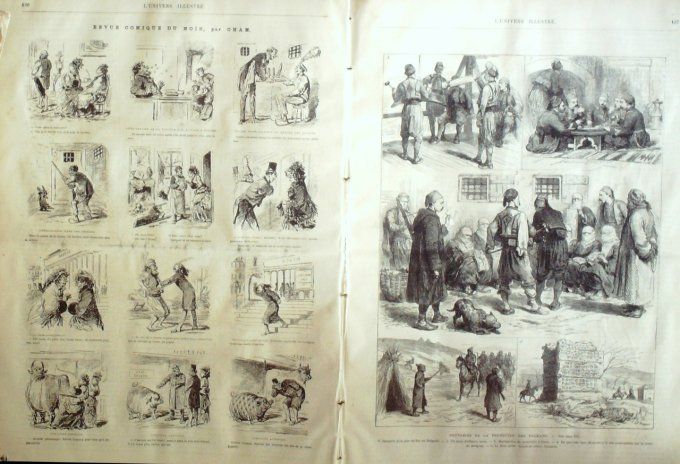 L'Univers illustré 1877 #1146 Victor Hugo New-York Douvres Bulgarie Nisch Hermann-Lachapelle Bruxell