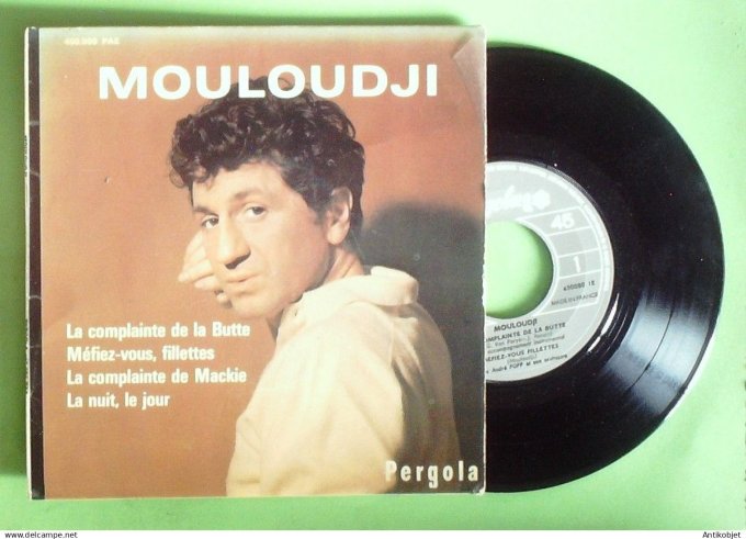 Mouloudji 45T EP La complainte de la butte 1956