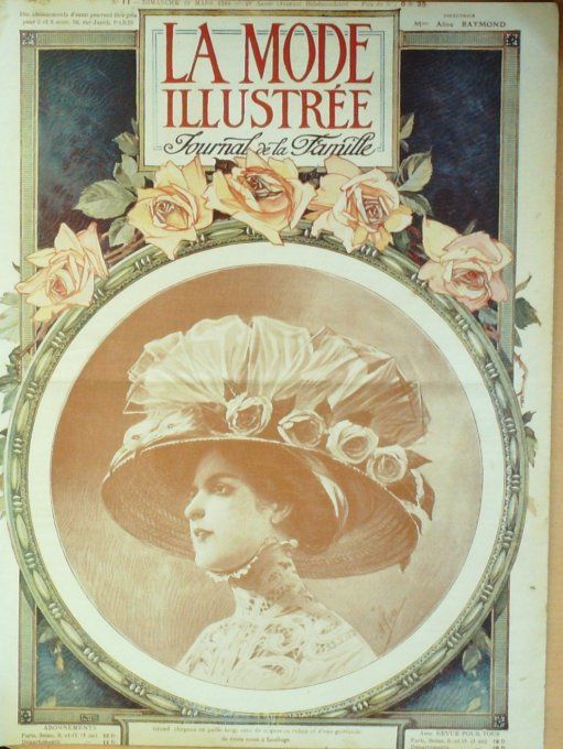 Journal Mode illustrée 1910 # 11 Chapeaux d'été