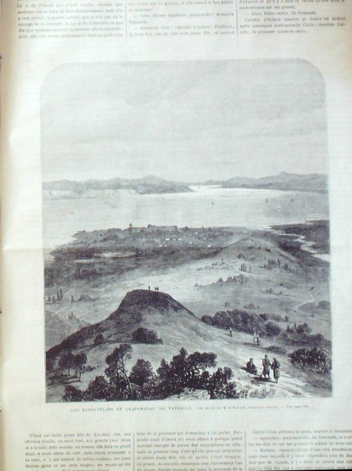 L'Univers illustré 1878 # 1205 Turquie Nuuk6dere Bosphore Grèce Patocle Dardanelles Guerre des Cafre