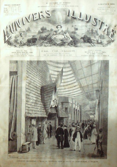 L'Univers illustré 1878 # 1226 Boulogne (62) Vincennes (94) Bosnie Serajevo Crilmée Livadia 