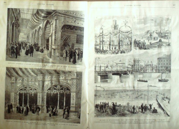 L'Univers illustré 1878 # 1226 Boulogne (62) Vincennes (94) Bosnie Serajevo Crilmée Livadia 